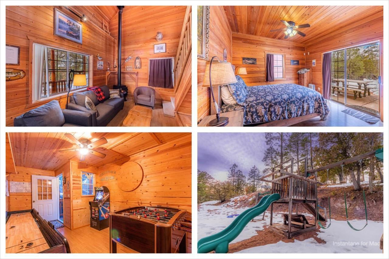 פייסון Cabin #4 The Wolves Den - Pet Friendly- Sleeps 6 - Playground & Game Room מראה חיצוני תמונה